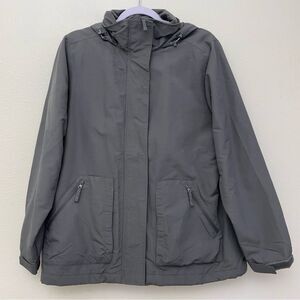 Lands End Women's Full Zip Outdoor Jacket Oeko-Tex 100